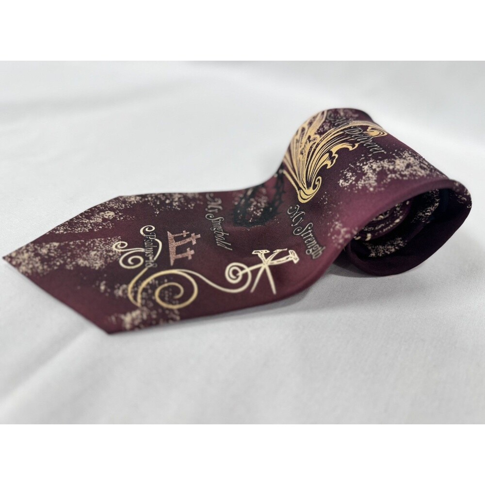 Eagles Wings 100% Silk Religious Tie, Multicolor Men's Necktie